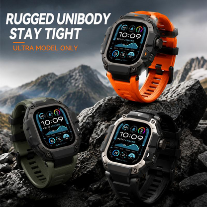 ⌚ ¡50% DE DESCUENTO AHORA! 🛡️ Funda Resistente con Correa para Smartwatch de 49mm – Marco de Metal, Amortiguador TPU y Cierre de Tornillo Seguro 💪
