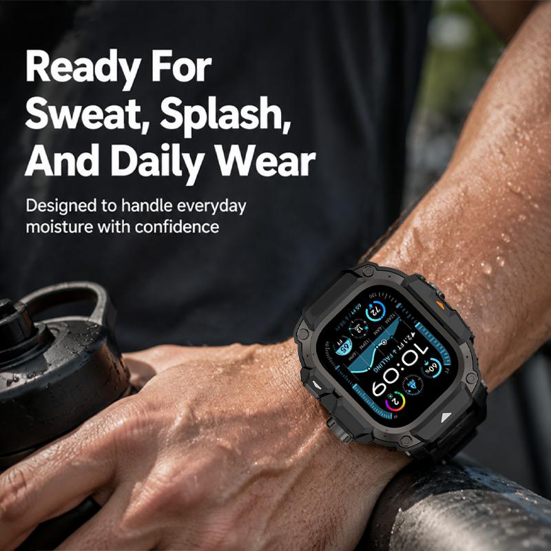 ⌚ ¡50% DE DESCUENTO AHORA! 🛡️ Funda Resistente con Correa para Smartwatch de 49mm – Marco de Metal, Amortiguador TPU y Cierre de Tornillo Seguro 💪