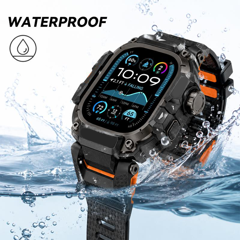⌚ ¡50% DE DESCUENTO AHORA! 🛡️ Funda Resistente con Correa para Smartwatch de 49mm – Marco de Metal, Amortiguador TPU y Cierre de Tornillo Seguro 💪