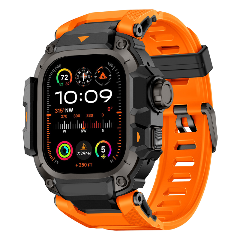⌚ ¡50% DE DESCUENTO AHORA! 🛡️ Funda Resistente con Correa para Smartwatch de 49mm – Marco de Metal, Amortiguador TPU y Cierre de Tornillo Seguro 💪