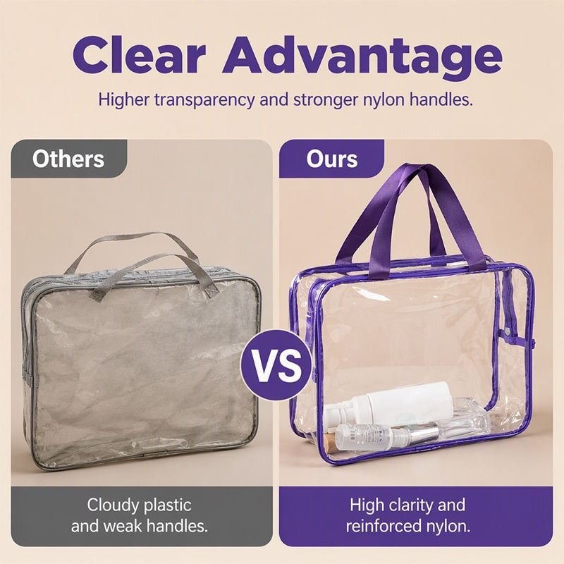 🧸 ¡50% DE DESCUENTO AHORA! 🚗 Bolsa de Almacenamiento de Juguetes de PVC Transparente – Clara, impermeable y duradera – Mantiene bloques, coches y muñecas ordenados ✨
