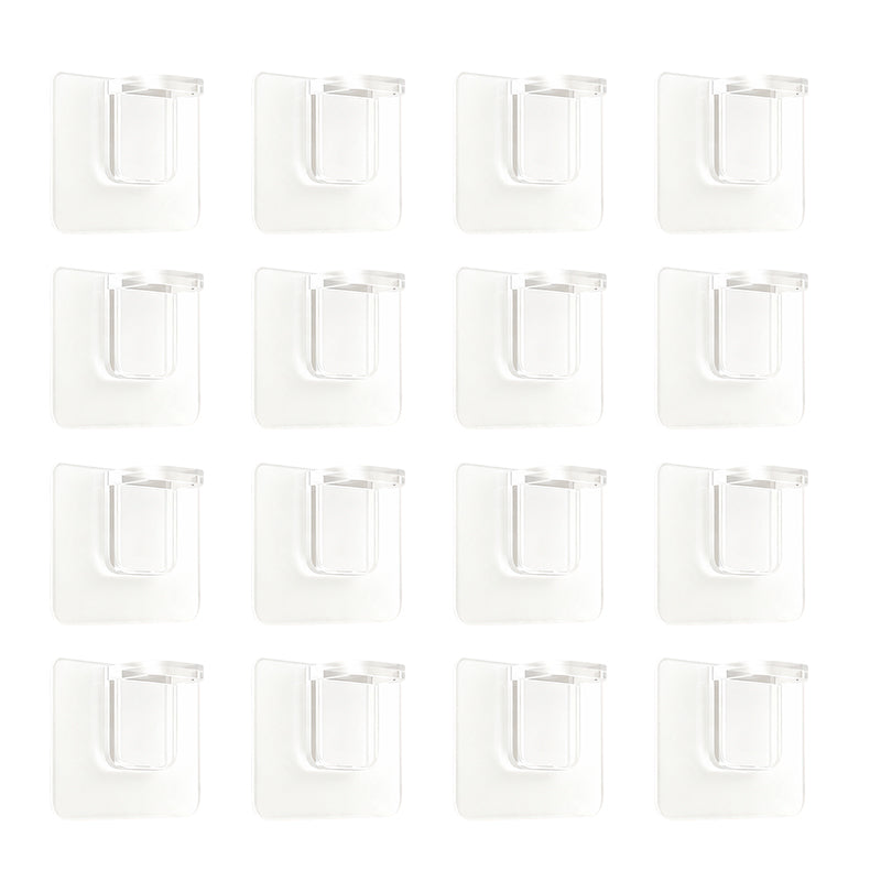Soportes autoadhesivos en forma de L para estantes