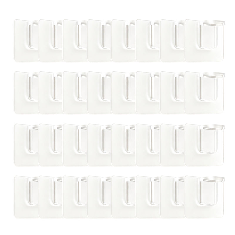 Soportes autoadhesivos en forma de L para estantes