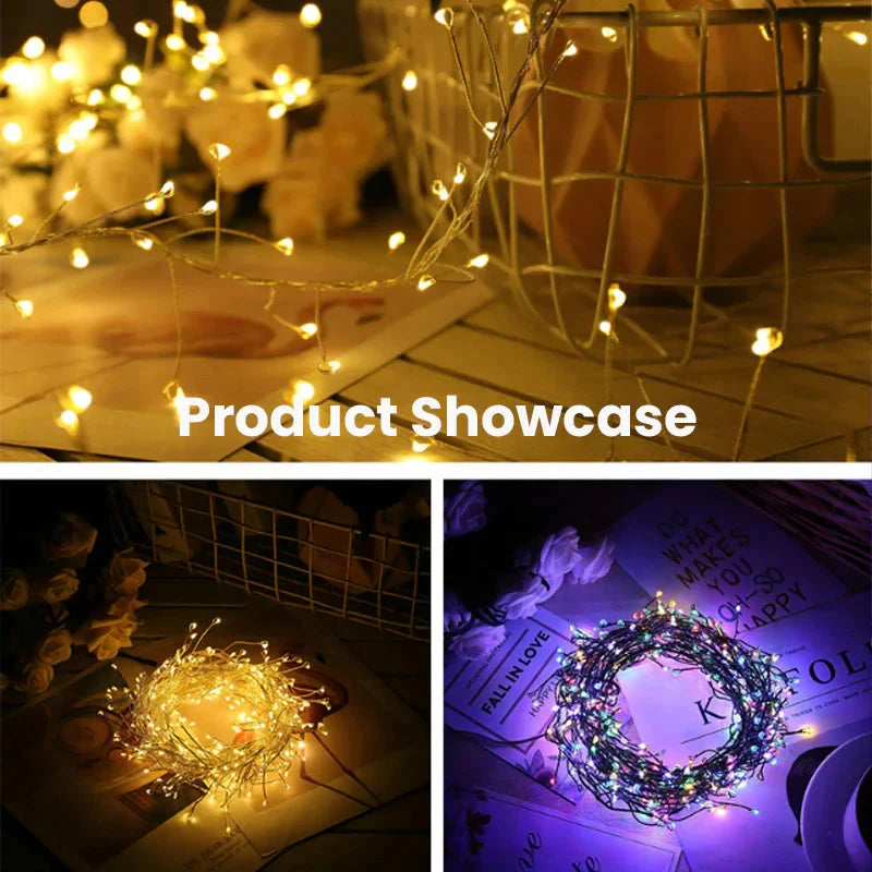 Luces de Decoración de Ventanas Navideñas