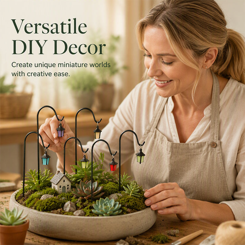 ⏳🔥¡50 % DE DESCUENTO POR TIEMPO LIMITADO! ⏰ 🌿 Estacas para Plantas Luminiscentes – 7 colores, resina premium, ganchos de hierro resistentes – decoración mágica para el jardín. 🌙