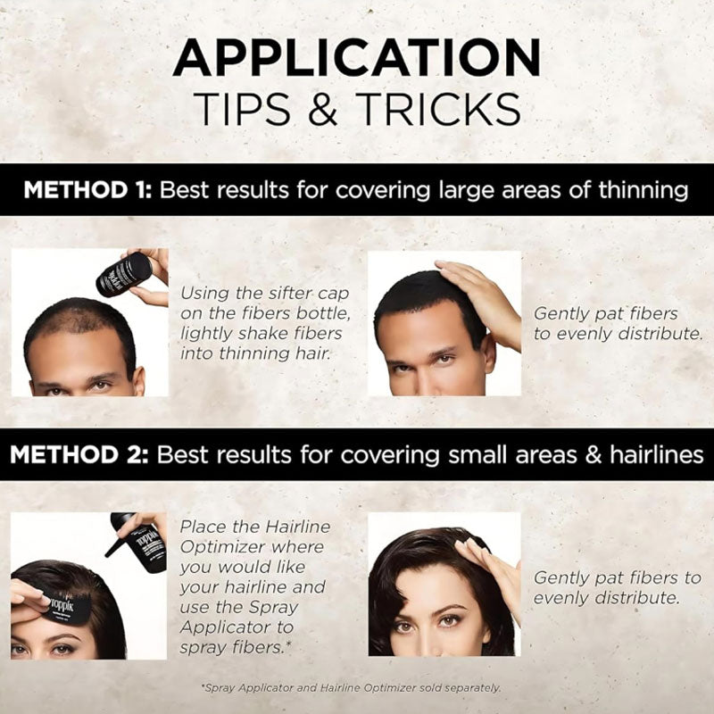 🔥Kit de fibras de construcción del cabello para el adelgazamiento del cabello y calvicie
