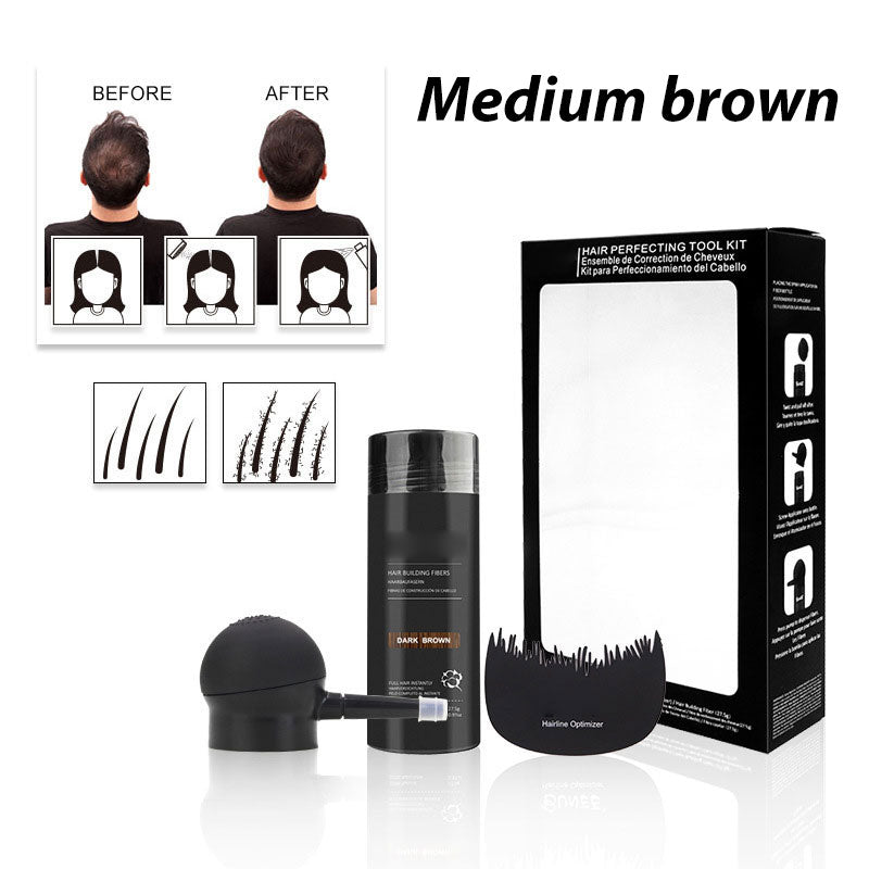 🔥Kit de fibras de construcción del cabello para el adelgazamiento del cabello y calvicie