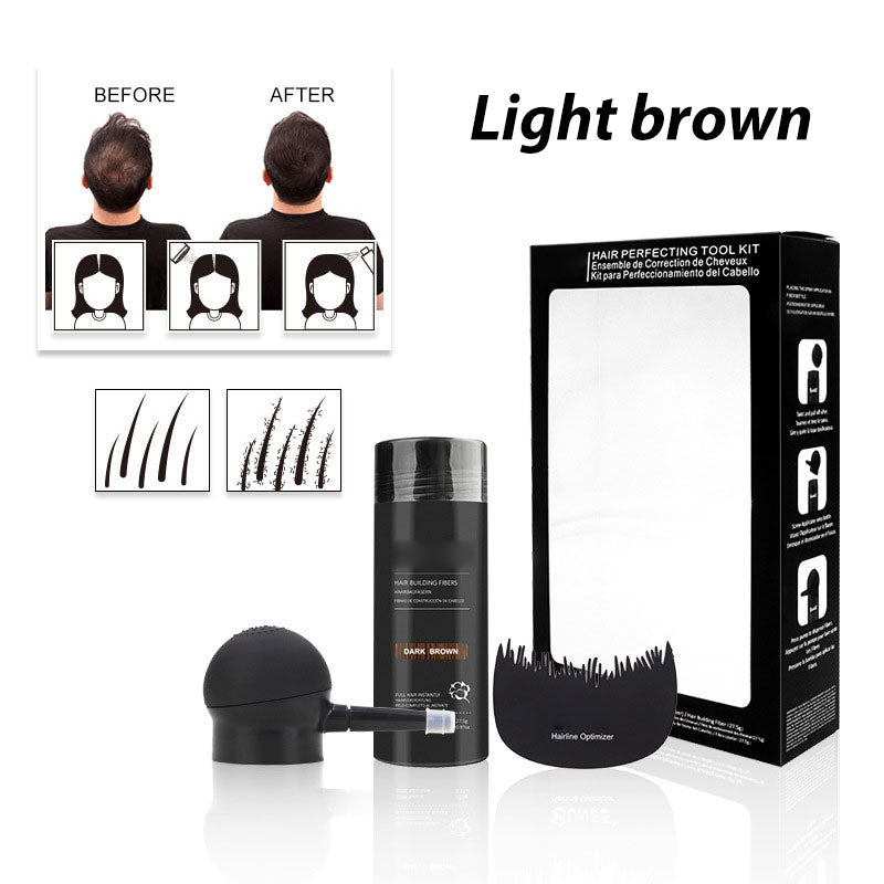 🔥Kit de fibras de construcción del cabello para el adelgazamiento del cabello y calvicie