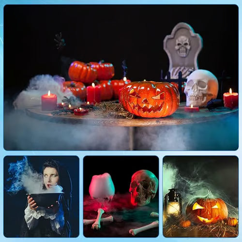 ⚡🎃🔥Máquina de humo ultrasónica con 12 LED