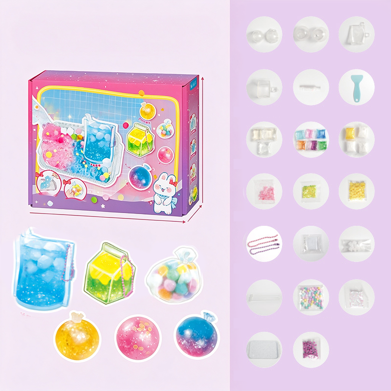 🐱 ¡50% DE DESCUENTO AHORA! 🧊 Kit DIY de juguete squishy de helado frito – Diseño de garra de gato, suave y divertido, fomenta la creatividad – Ideal para juegos sensoriales y aliviar el estrés en niños ✨
