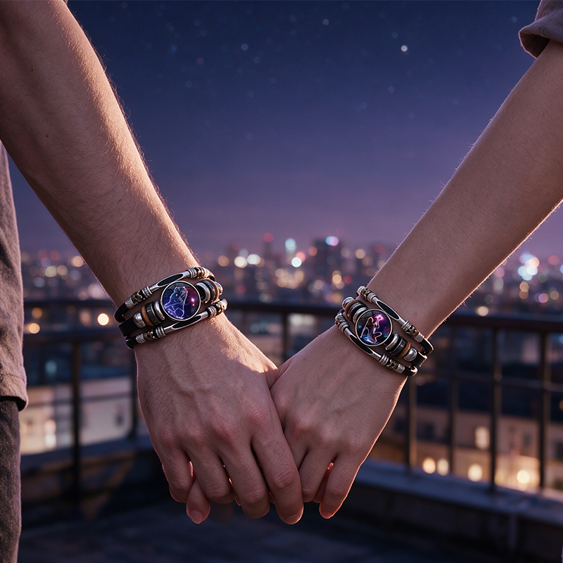 ⏳🔥¡50 % DE DESCUENTO POR TIEMPO LIMITADO! ⏰ Night‑Glow Zodiac Bracelet