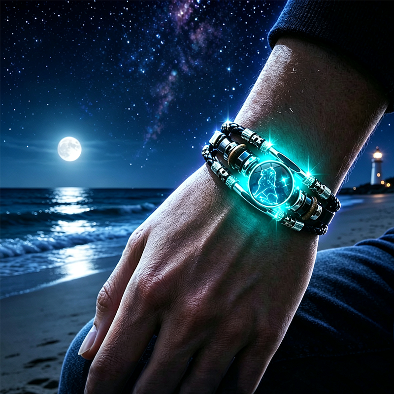 ⏳🔥¡50 % DE DESCUENTO POR TIEMPO LIMITADO! ⏰ Night‑Glow Zodiac Bracelet