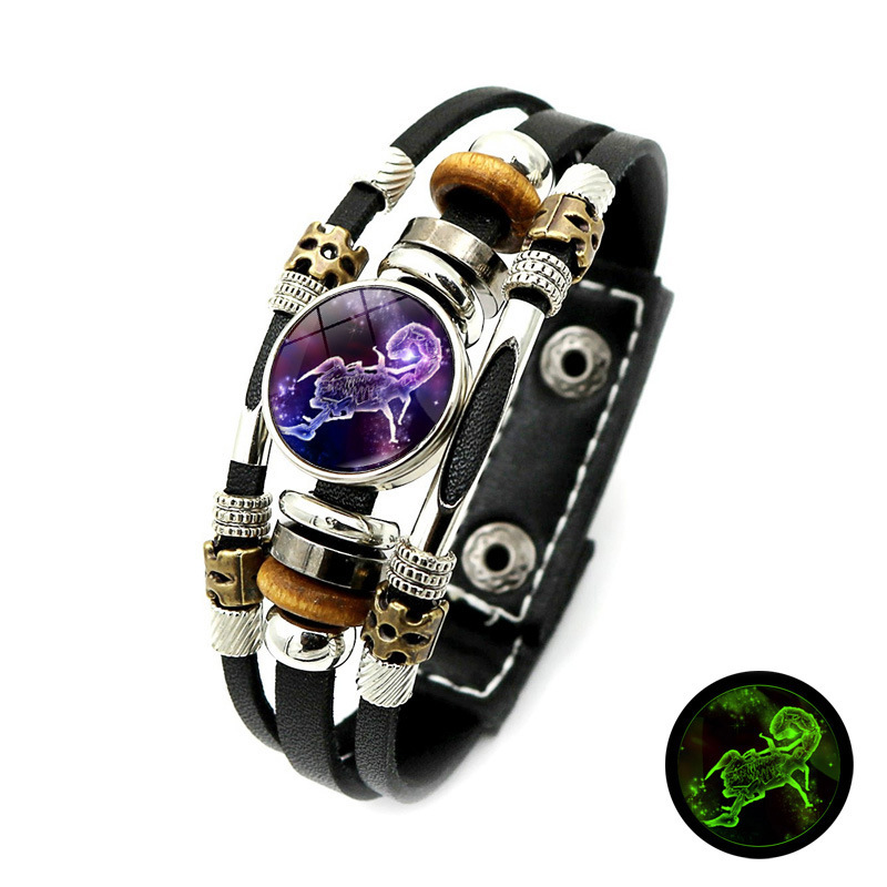 ⏳🔥¡50 % DE DESCUENTO POR TIEMPO LIMITADO! ⏰ Night‑Glow Zodiac Bracelet