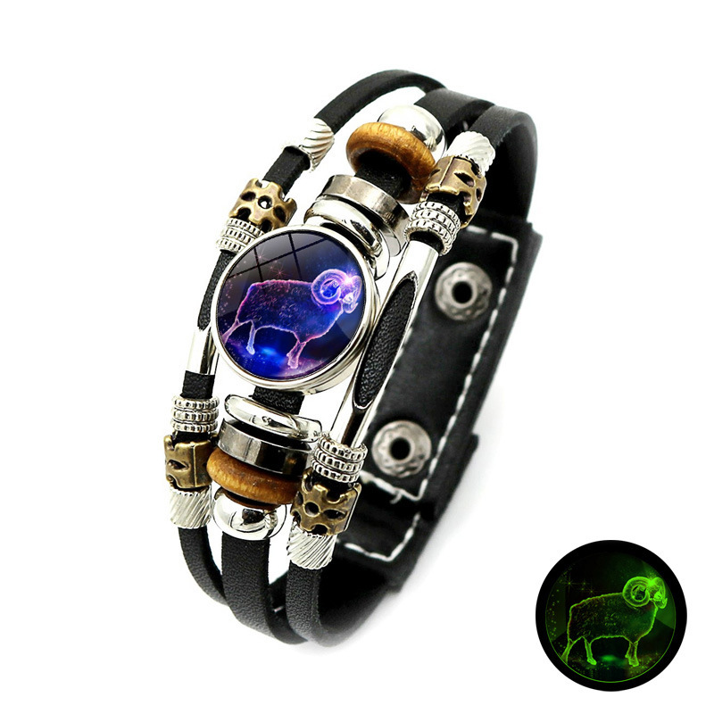 ⏳🔥¡50 % DE DESCUENTO POR TIEMPO LIMITADO! ⏰ Night‑Glow Zodiac Bracelet