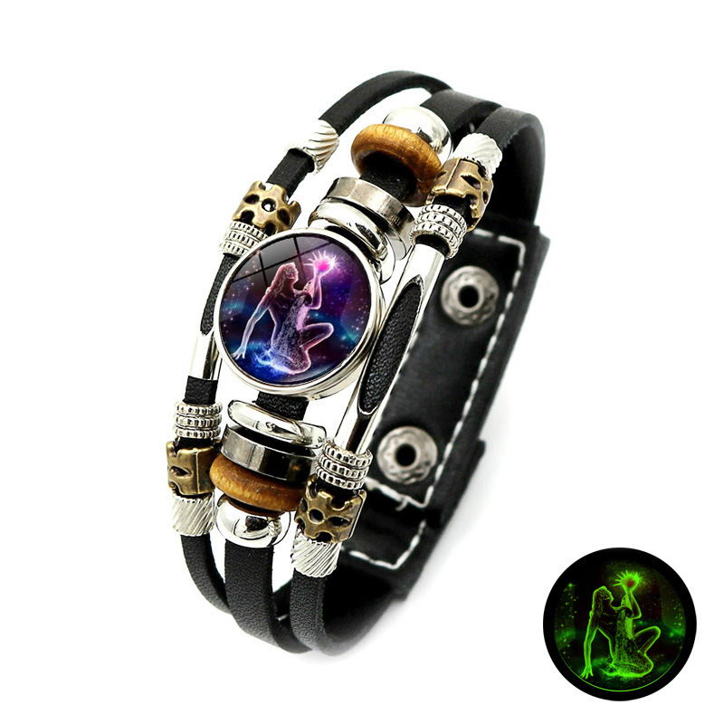 ⏳🔥¡50 % DE DESCUENTO POR TIEMPO LIMITADO! ⏰ Night‑Glow Zodiac Bracelet