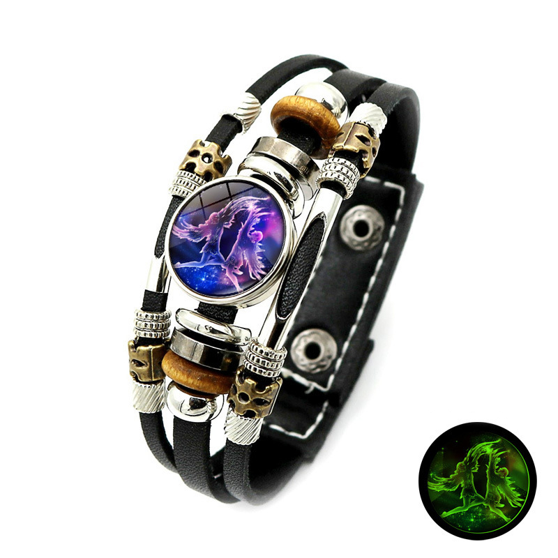 ⏳🔥¡50 % DE DESCUENTO POR TIEMPO LIMITADO! ⏰ Night‑Glow Zodiac Bracelet