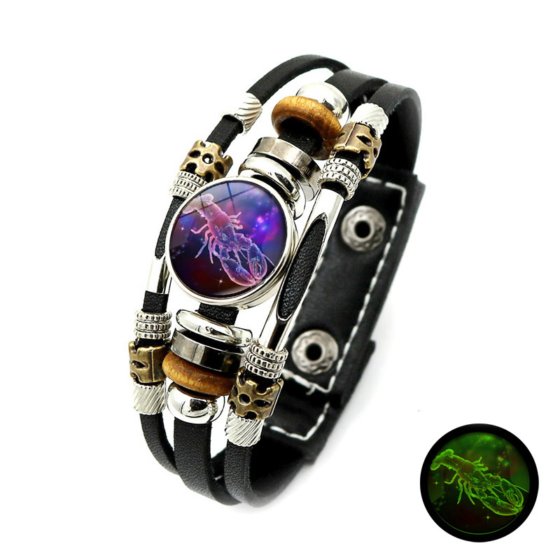 ⏳🔥¡50 % DE DESCUENTO POR TIEMPO LIMITADO! ⏰ Night‑Glow Zodiac Bracelet