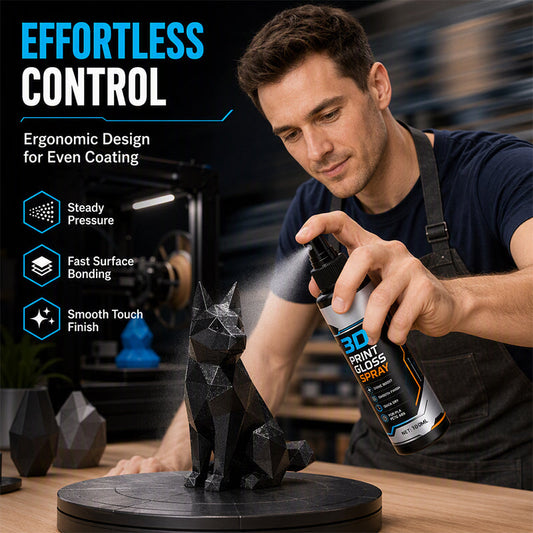 ⏳🔥¡50 % DE DESCUENTO POR TIEMPO LIMITADO! ⏰ Spray Brillante de Secado Rápido para Modelos de Impresora 3D – Reductor de Líneas de Capa para PLA PETG ABS