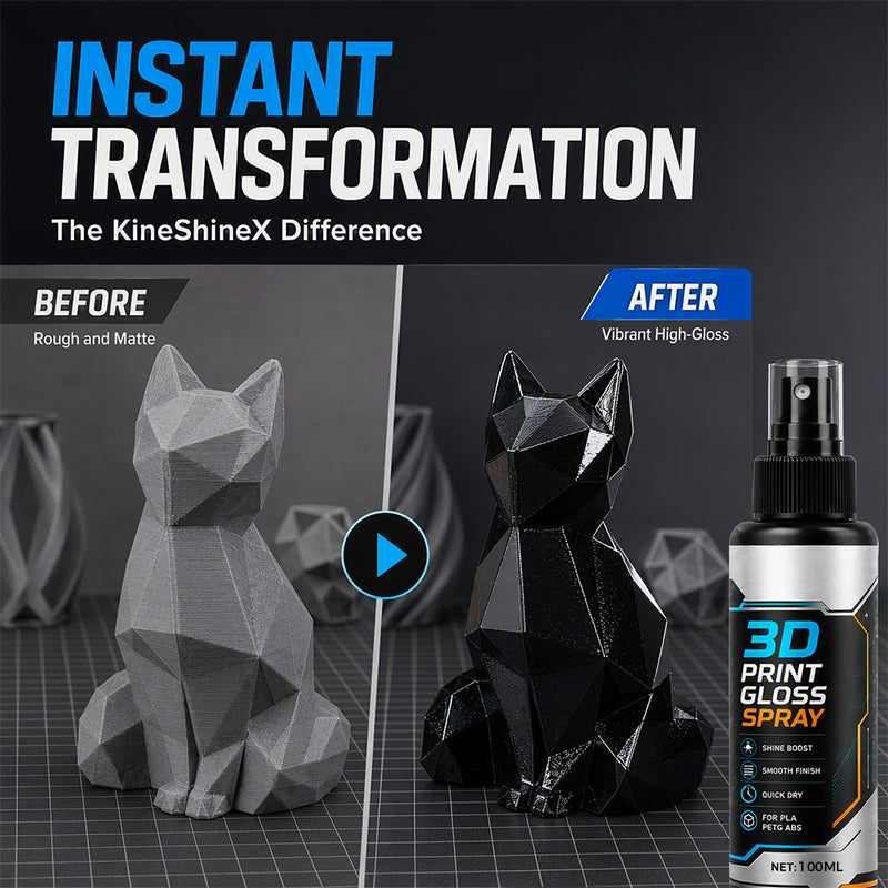 ⏳Time-Limited Special⏰3D Printer Model Gloss Spray Quick Drying Layer Line Reducer for PLA PETG ABS