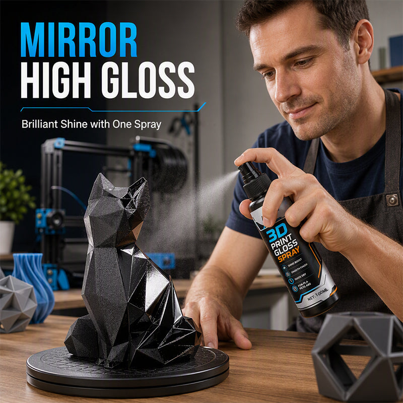⏳Time-Limited Special⏰3D Printer Model Gloss Spray Quick Drying Layer Line Reducer for PLA PETG ABS
