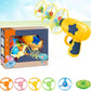 Pistola Lanzadora de Discos Voladores LED