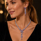 ⏳🔥¡50 % DE DESCUENTO POR TIEMPO LIMITADO! ⏰ 🦋 Elegante Set de Collar y Aretes de Mariposa – Diseño de Rhinestone Morado, Cobre Ligero y Estilo Versátil ✨