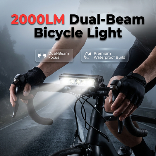 ⏳🔥¡50 % DE DESCUENTO POR TIEMPO LIMITADO! ⏰ 🚲 Luz para bicicleta de alta luminosidad con batería recargable por USB
