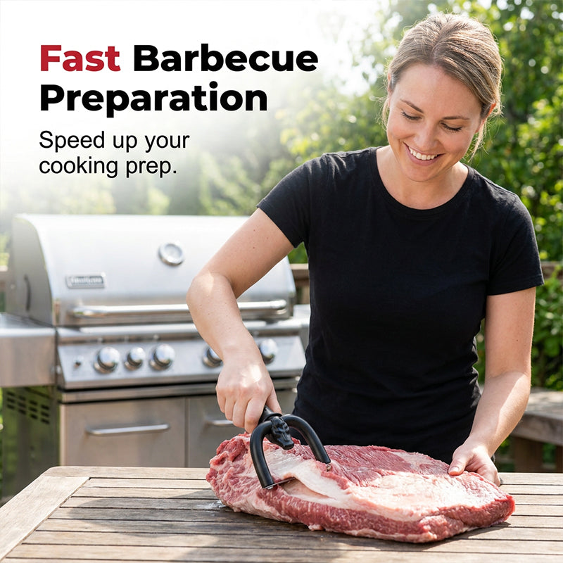 🔥 ¡49 % DE DESCUENTO! 🥩 Cortador de grasa manual para ternera y cerdo, herramienta portátil para eliminar la grasa de la carne, utensilio de cocina para barbacoa que facilita el recorte de la falda de ternera