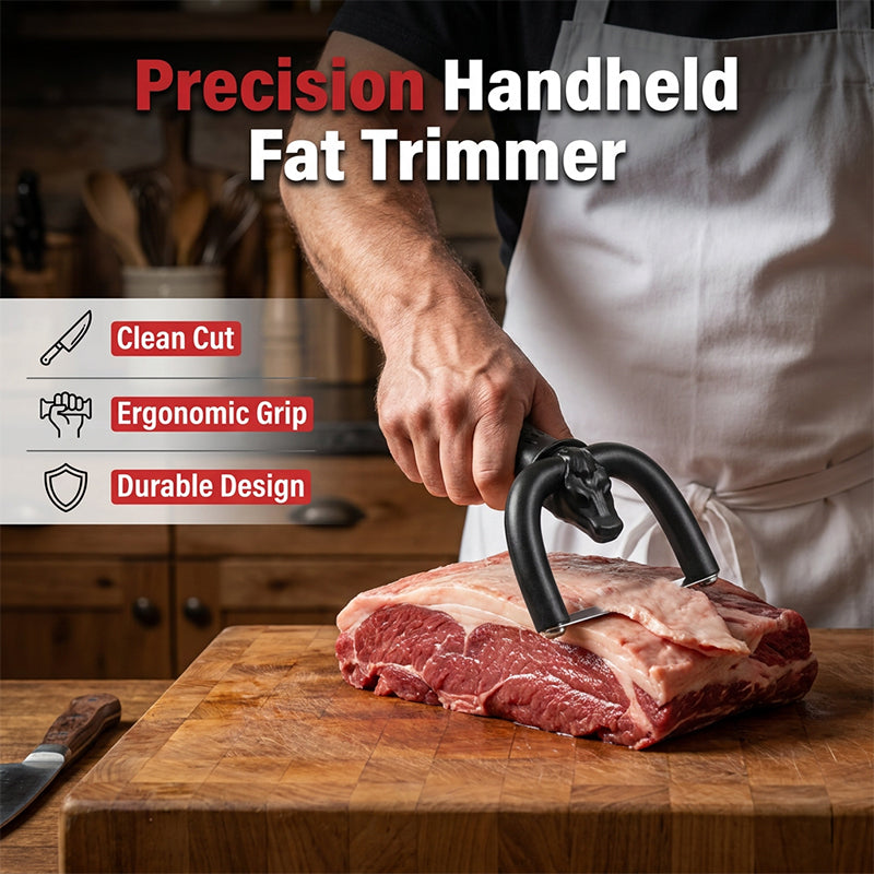 🔥 ¡49 % DE DESCUENTO! 🥩 Cortador de grasa manual para ternera y cerdo, herramienta portátil para eliminar la grasa de la carne, utensilio de cocina para barbacoa que facilita el recorte de la falda de ternera
