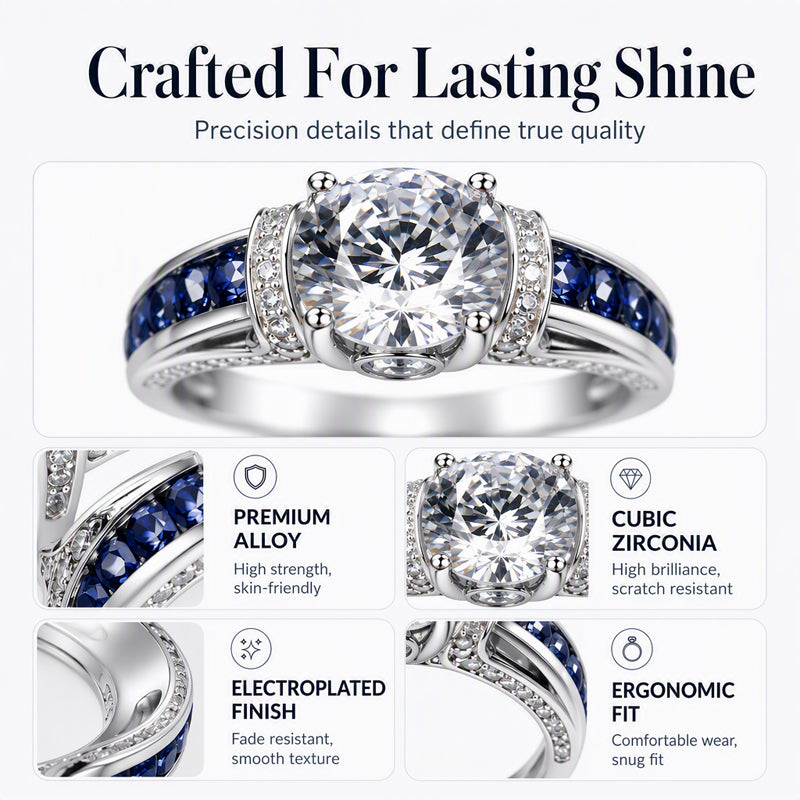 💍 2026 Sale — Over 38,300 Sold!✨ Elegant Cubic Zirconia Cocktail Ring