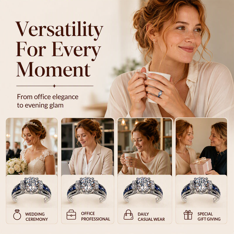 💍 2026 Sale — Over 38,300 Sold!✨ Elegant Cubic Zirconia Cocktail Ring