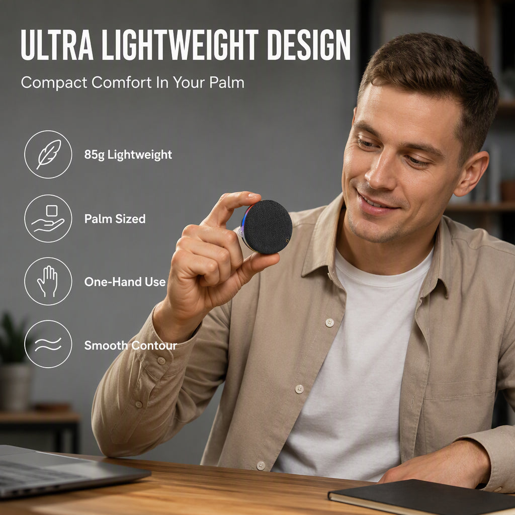 ⏳🔥¡50 % DE DESCUENTO POR TIEMPO LIMITADO! ⏰ Altavoz Bluetooth Mini Magnético con Luz Ambiental RGB