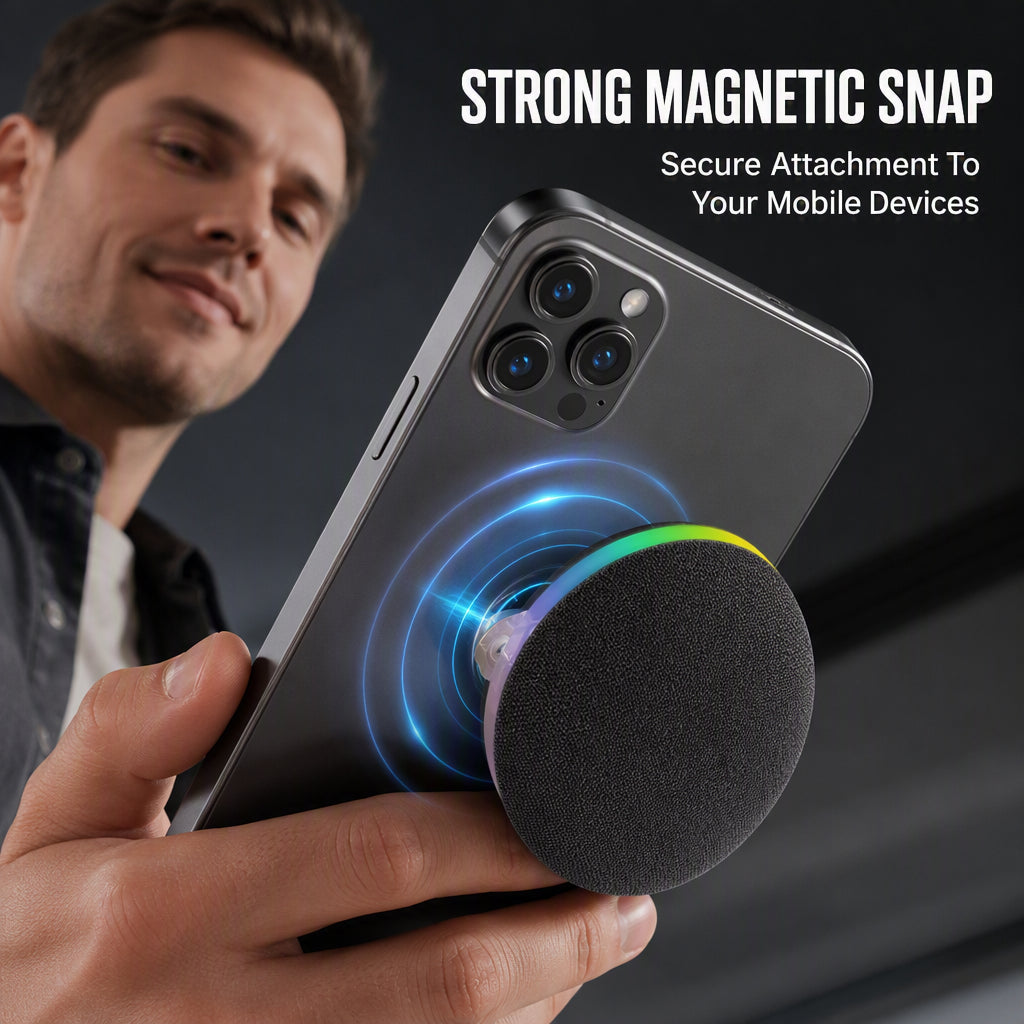 ⏳🔥¡50 % DE DESCUENTO POR TIEMPO LIMITADO! ⏰ Altavoz Bluetooth Mini Magnético con Luz Ambiental RGB