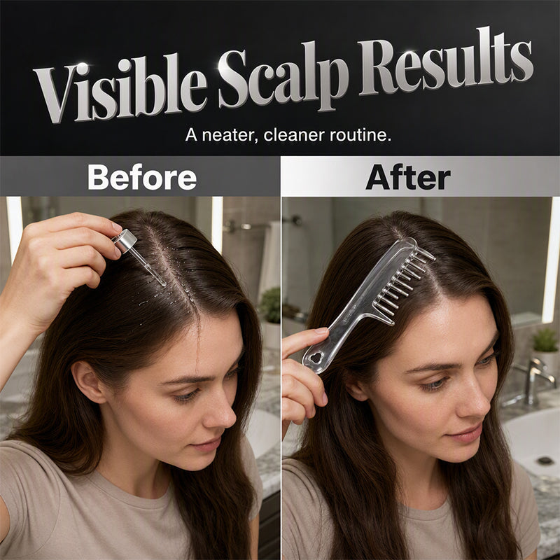 ⏳🔥¡50 % DE DESCUENTO POR TIEMPO LIMITADO! ⏰ ✨ Venta 2026 — ¡Más de 31.800 vendidos!💈 Peine Aplicador de Cuero Cabelludo para el Cabello