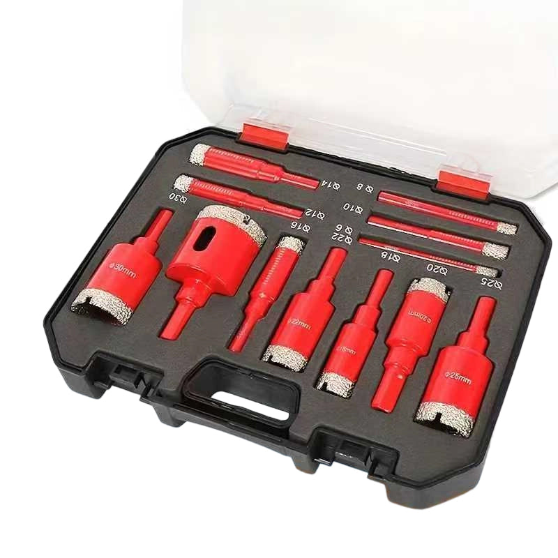 ⏳🔥¡50 % DE DESCUENTO POR TIEMPO LIMITADO! ⏰ Kit de 12 Brocas Sierra de Diamante en Seco para Azulejos