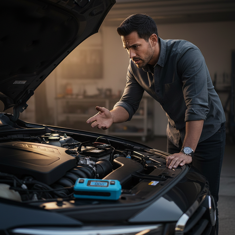 Probador de Corriente Automotriz Portátil para Coche
