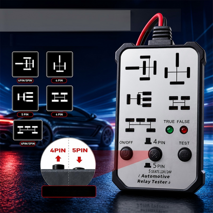 ⏳🔥¡50 % DE DESCUENTO POR TIEMPO LIMITADO! ⏰ Probador de Relés Automotriz con Extractor de Relés