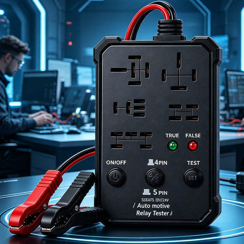 ⏳🔥¡50 % DE DESCUENTO POR TIEMPO LIMITADO! ⏰ Probador de Relés Automotriz con Extractor de Relés