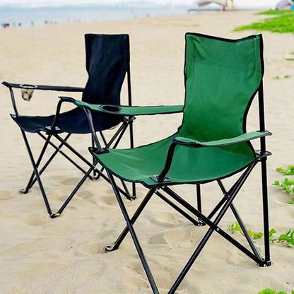⏳🔥¡50 % DE DESCUENTO POR TIEMPO LIMITADO! ⏰ Silla de Camping Plegable Portátil con Portavasos