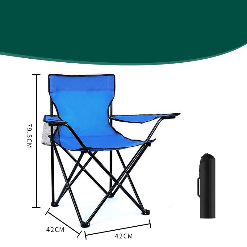 ⏳🔥¡50 % DE DESCUENTO POR TIEMPO LIMITADO! ⏰ Silla de Camping Plegable Portátil con Portavasos