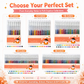⏳🔥¡50 % DE DESCUENTO POR TIEMPO LIMITADO! ⏰ ✨ Set de bolígrafos de gel con purpurina retráctiles para journaling y dibujo