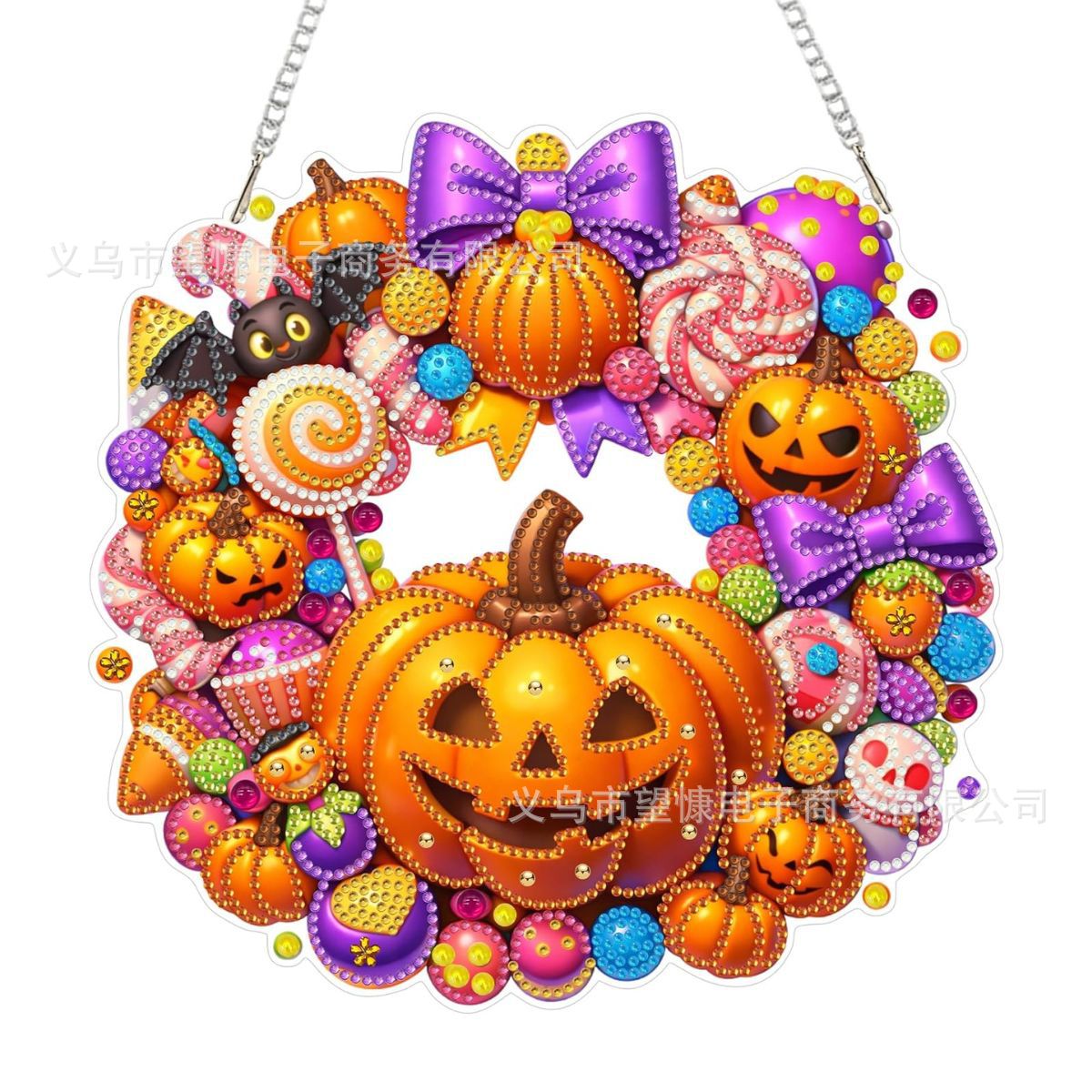 ⏳🔥¡50 % DE DESCUENTO POR TIEMPO LIMITADO! ⏰ 🎃✨ Corona Otoñal de Calabaza con Rombo – Kit DIY Completo, Cuelga y Decora tu Puerta con Encanto Rústico 🍂🏠