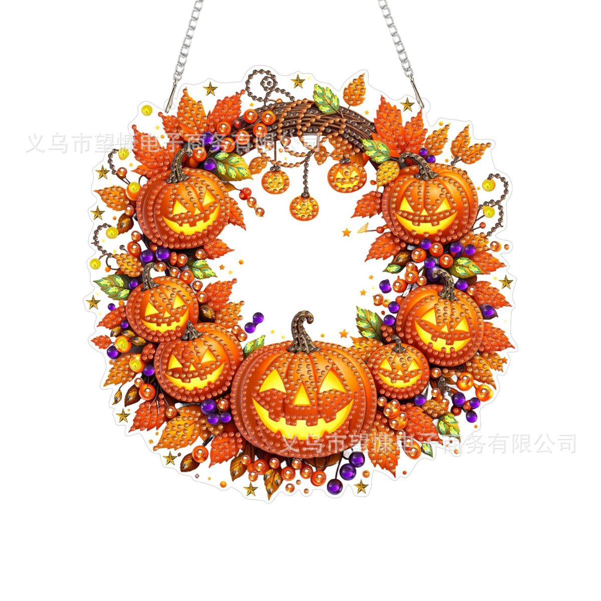 ⏳🔥¡50 % DE DESCUENTO POR TIEMPO LIMITADO! ⏰ 🎃✨ Corona Otoñal de Calabaza con Rombo – Kit DIY Completo, Cuelga y Decora tu Puerta con Encanto Rústico 🍂🏠