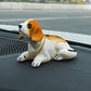 ⏳🔥¡50 % DE DESCUENTO POR TIEMPO LIMITADO! ⏰ 🐶 Bonito perro Bobblehead – asiente en cada curva – 10 razas, peluche suave, cadena dorada – saca sonrisas a cada trayectoria 🚗