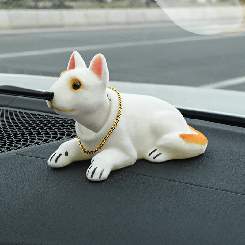 ⏳🔥¡50 % DE DESCUENTO POR TIEMPO LIMITADO! ⏰ 🐶 Bonito perro Bobblehead – asiente en cada curva – 10 razas, peluche suave, cadena dorada – saca sonrisas a cada trayectoria 🚗