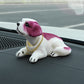 ⏳🔥¡50 % DE DESCUENTO POR TIEMPO LIMITADO! ⏰ 🐶 Bonito perro Bobblehead – asiente en cada curva – 10 razas, peluche suave, cadena dorada – saca sonrisas a cada trayectoria 🚗