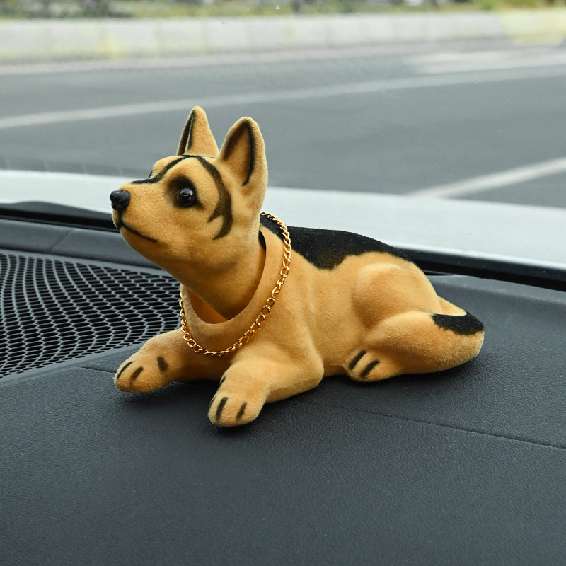 ⏳🔥¡50 % DE DESCUENTO POR TIEMPO LIMITADO! ⏰ 🐶 Bonito perro Bobblehead – asiente en cada curva – 10 razas, peluche suave, cadena dorada – saca sonrisas a cada trayectoria 🚗