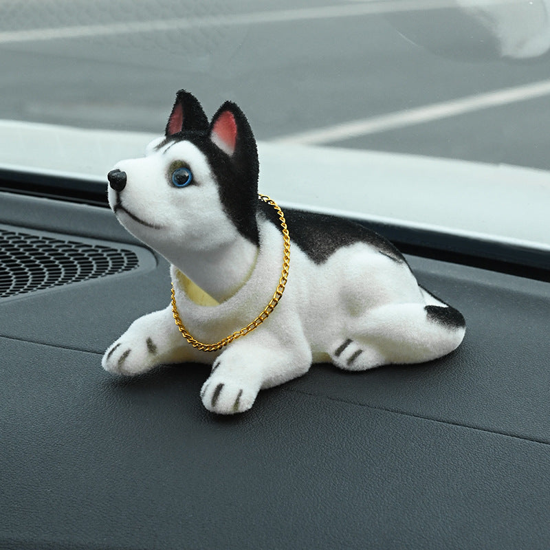 ⏳🔥¡50 % DE DESCUENTO POR TIEMPO LIMITADO! ⏰ 🐶 Bonito perro Bobblehead – asiente en cada curva – 10 razas, peluche suave, cadena dorada – saca sonrisas a cada trayectoria 🚗