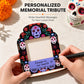 Marco decorativo para fotos del Día de los Muertos