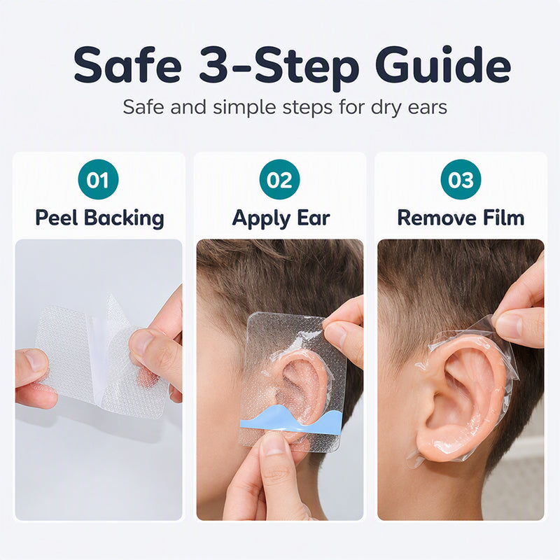 Disposable Waterproof Bath Ear Stickers